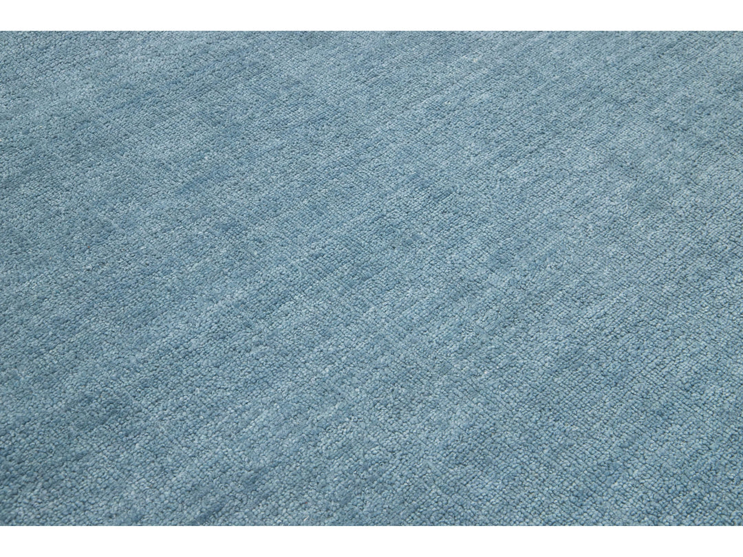 Contemporary Textured Wool Rug 9 X 12