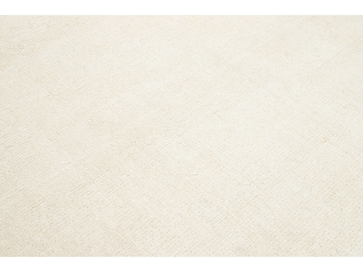 Modern Textured Wool Rug 9 X 12