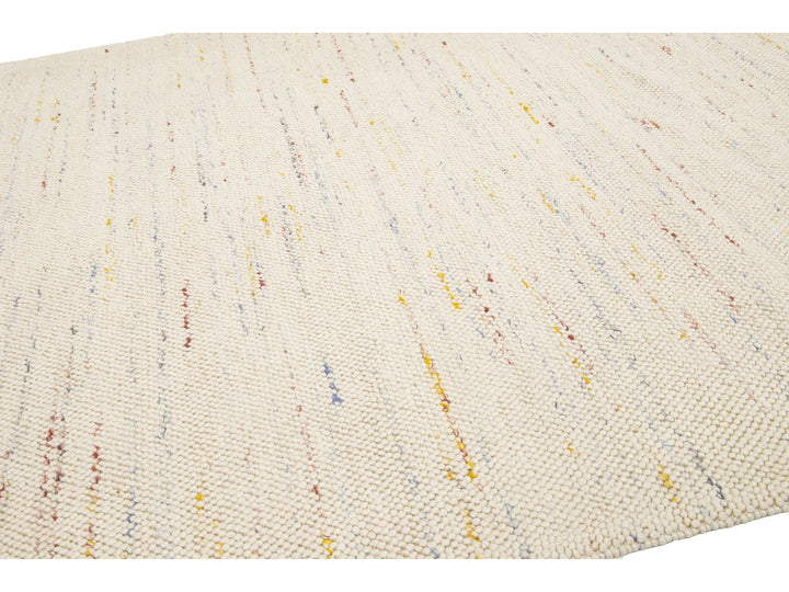 Modern Textured Wool Rug 9 X 12