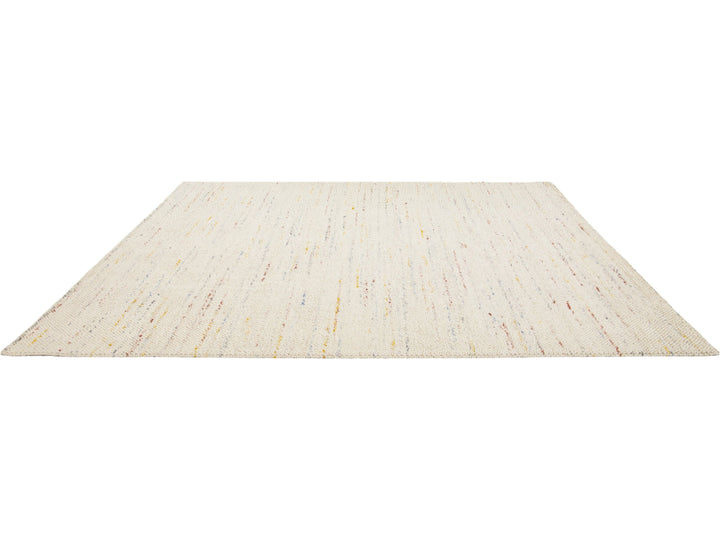 Modern Textured Wool Rug 9 X 12