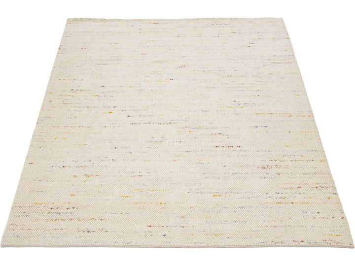 Modern Textured Wool Rug 9 X 12
