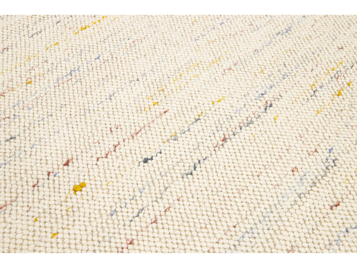 Modern Textured Wool Rug 9 X 12