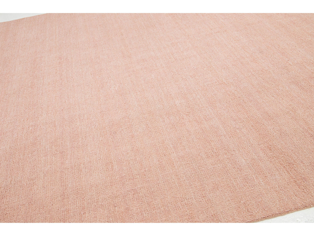 Modern Textured Wool Rug 10 X 14