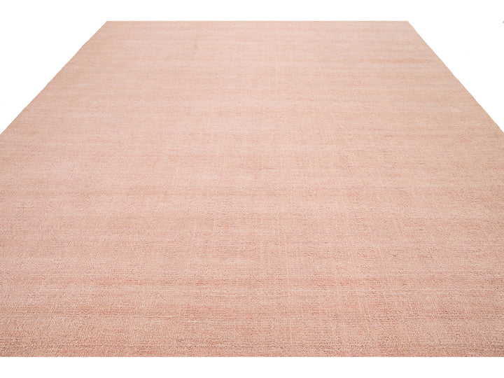 Modern Textured Wool Rug 10 X 14