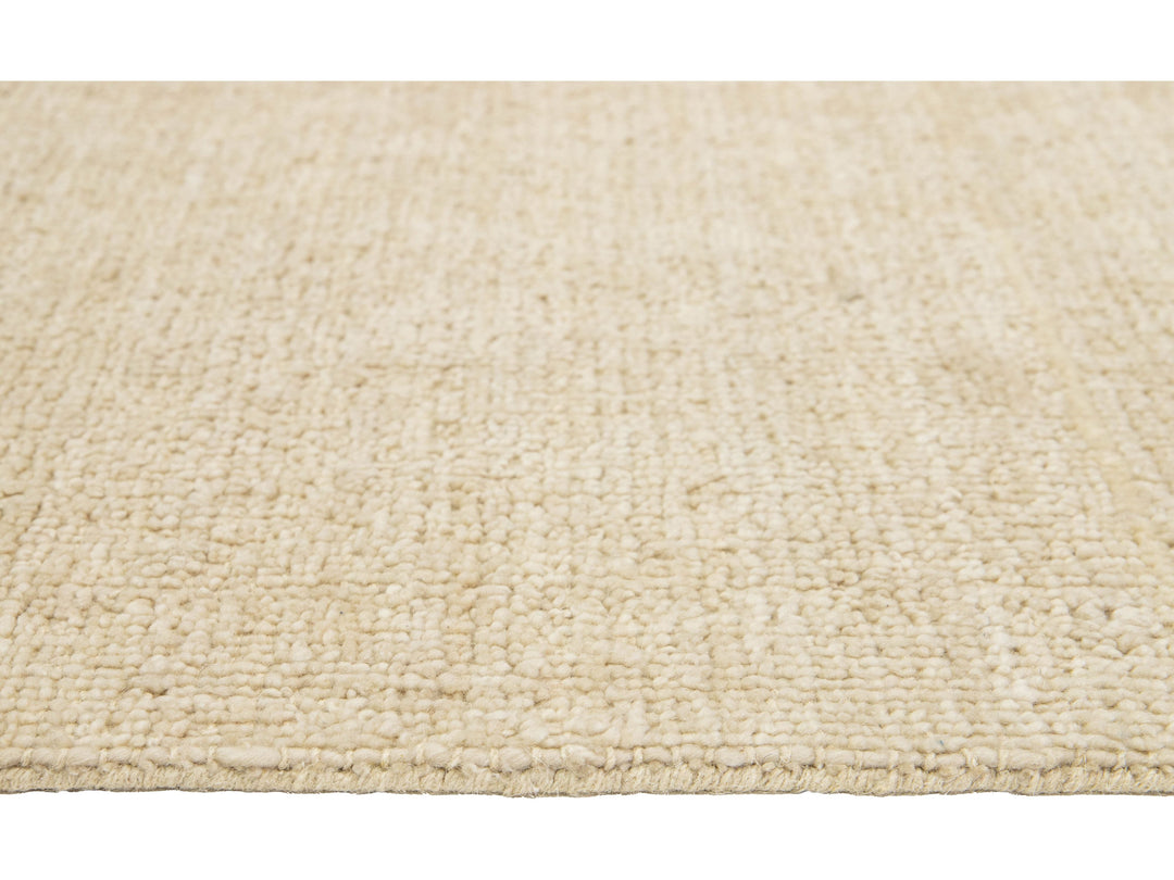 Modern Textured Wool Rug 9 X 12