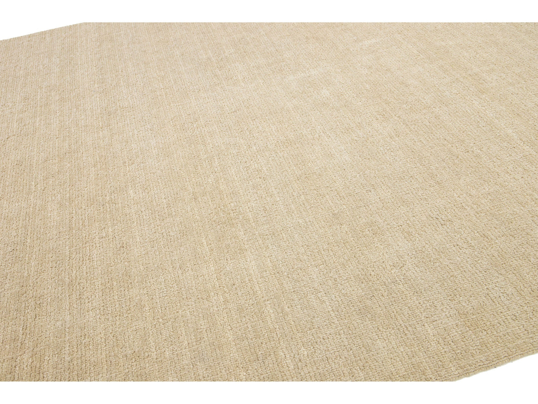 Modern Textured Wool Rug 9 X 12