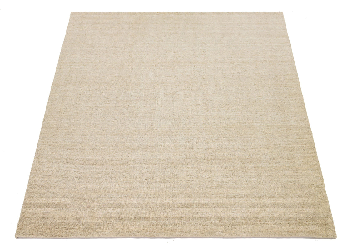 Modern Textured Wool Rug 9 X 12