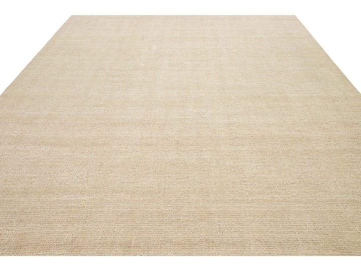 Modern Textured Wool Rug 9 X 12