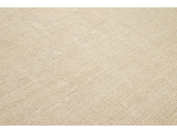 Modern Textured Wool Rug 9 X 12
