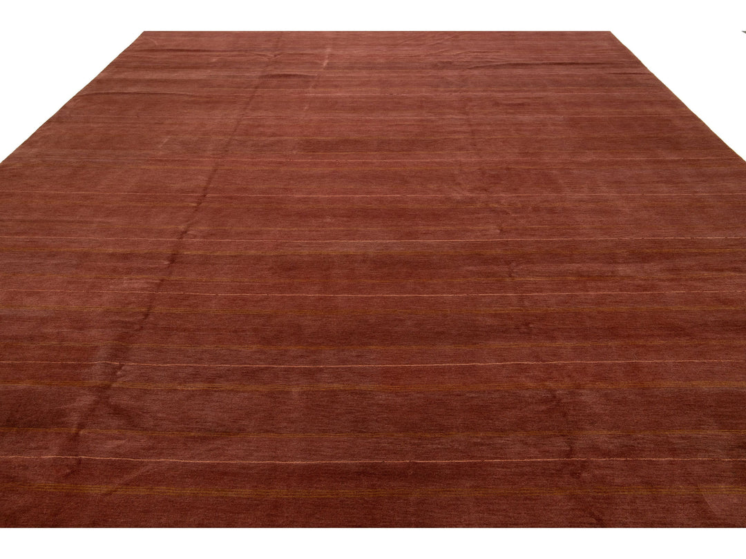 Modern Tibetan Wool & Silk Rug 12 X 16