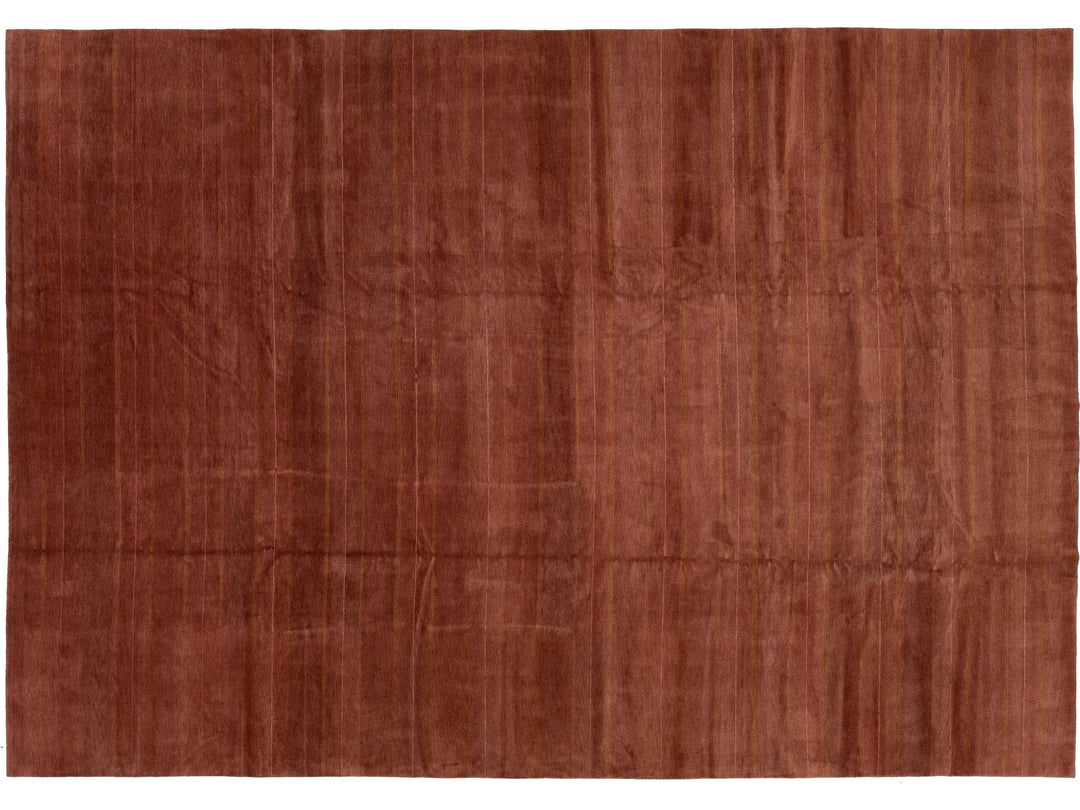 Modern Tibetan Wool & Silk Rug 12 X 16