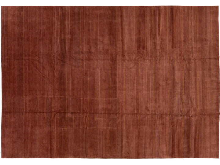 Modern Tibetan Wool & Silk Rug 12 X 16