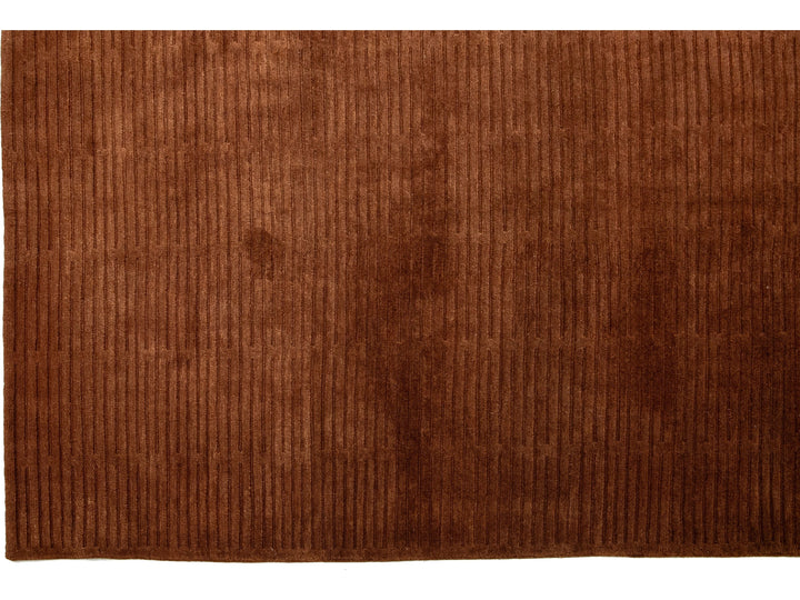 Modern Tibetan Wool & Silk Rug 12 X 15