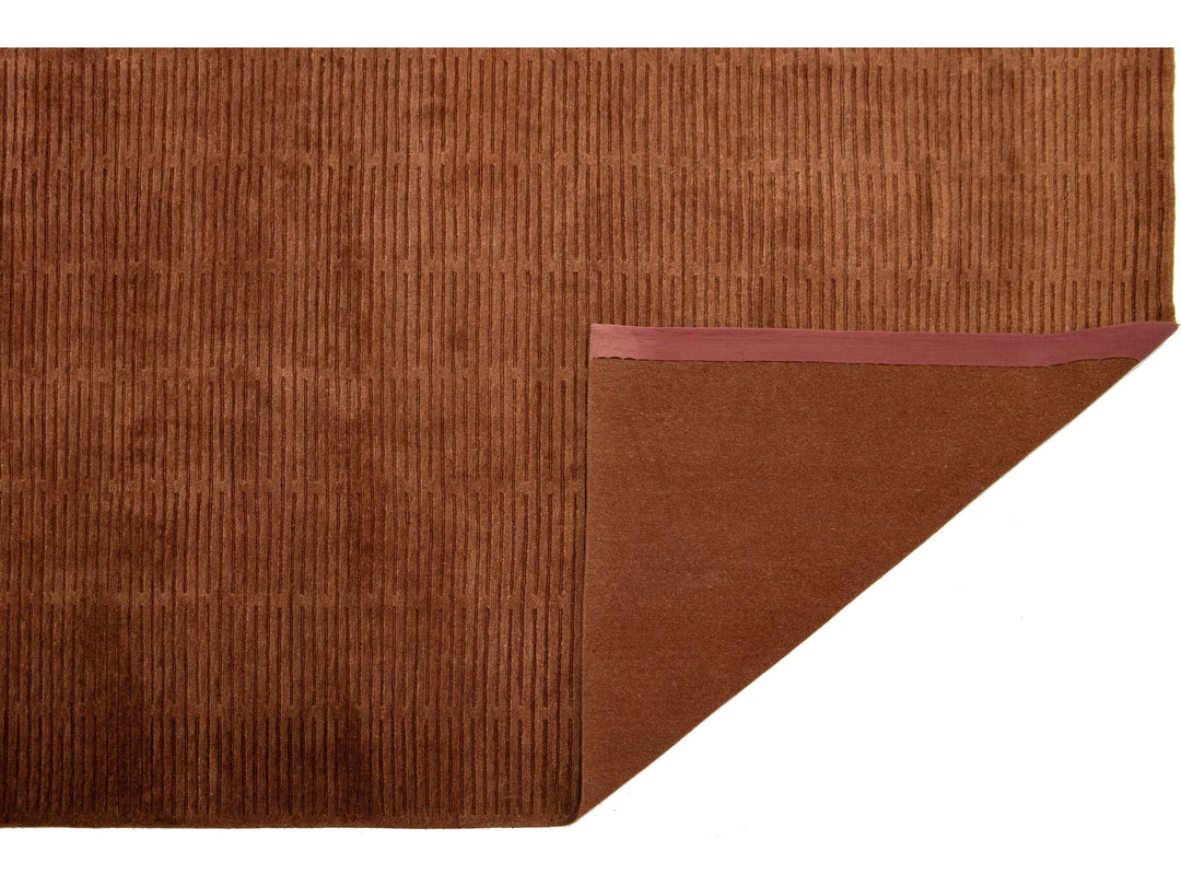 Modern Tibetan Wool & Silk Rug 12 X 15