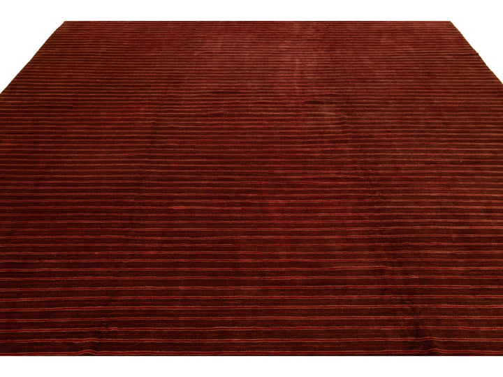 Modern Tibetan Wool & Silk Rug 13 X 16
