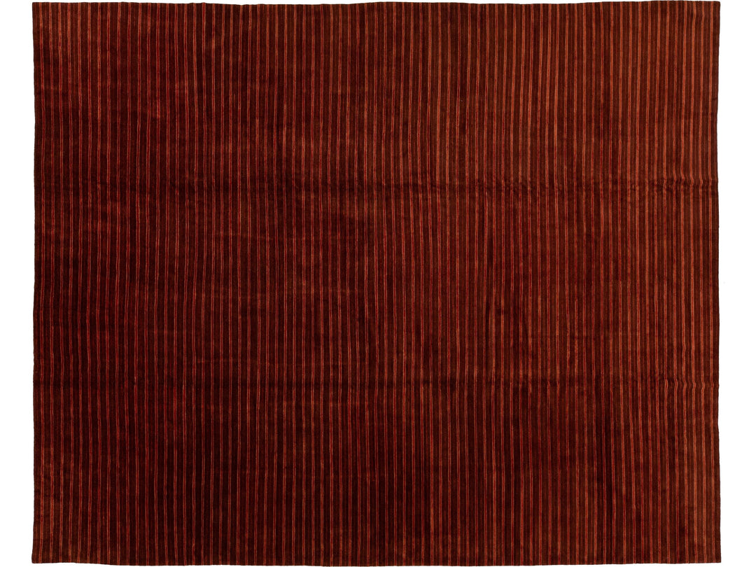 Modern Tibetan Wool & Silk Rug 13 X 16