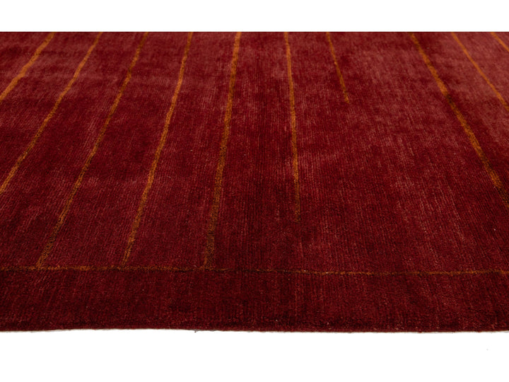 Modern Tibetan Wool & Silk Rug 13 X 16