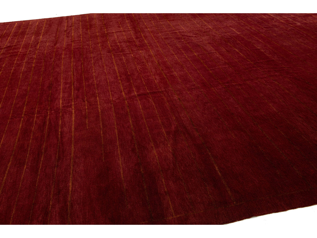 Modern Tibetan Wool & Silk Rug 13 X 16