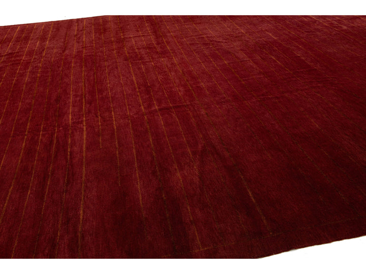 Modern Tibetan Wool & Silk Rug 13 X 16