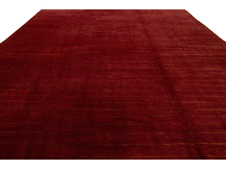 Modern Tibetan Wool & Silk Rug 13 X 16