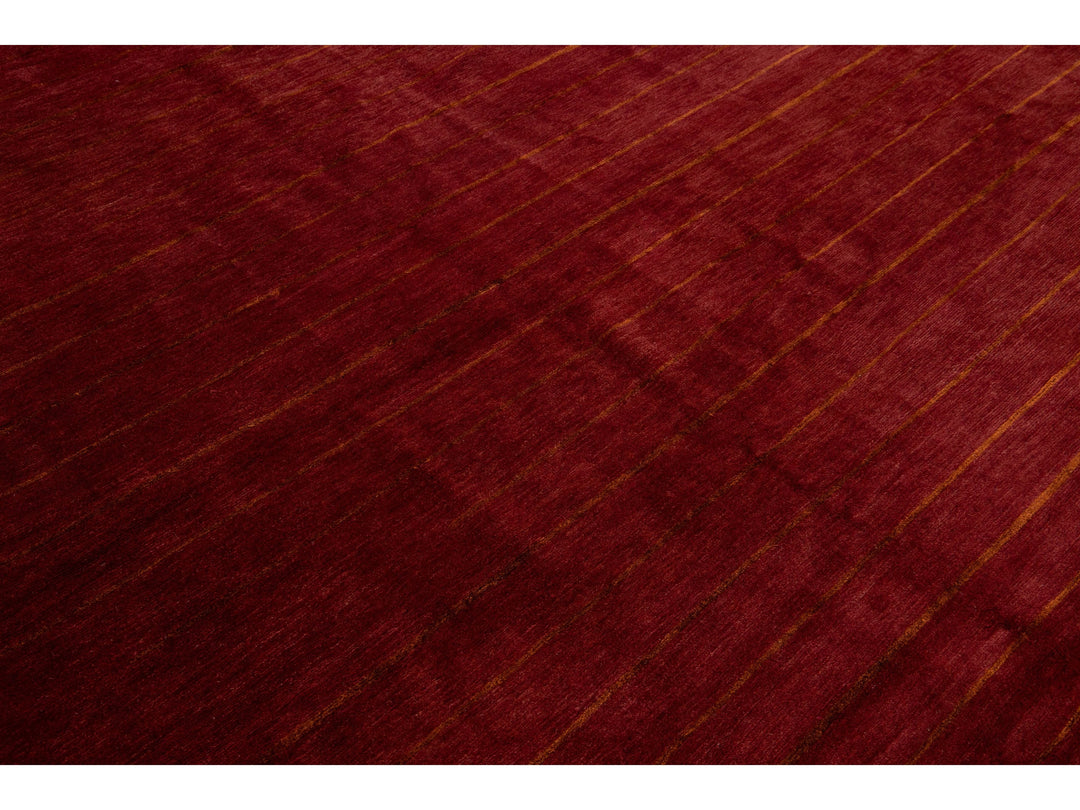 Modern Tibetan Wool & Silk Rug 13 X 16