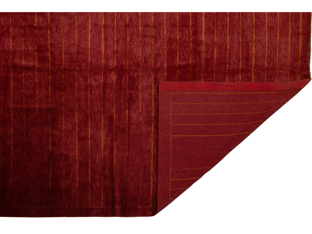 Modern Tibetan Wool & Silk Rug 13 X 16