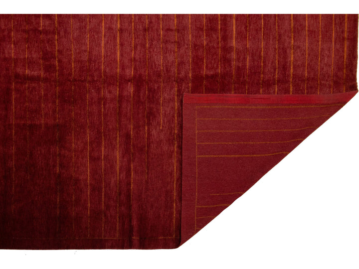 Modern Tibetan Wool & Silk Rug 13 X 16