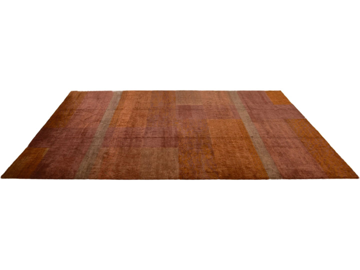 Modern Tibetan Wool & Silk Rug 13 X 16