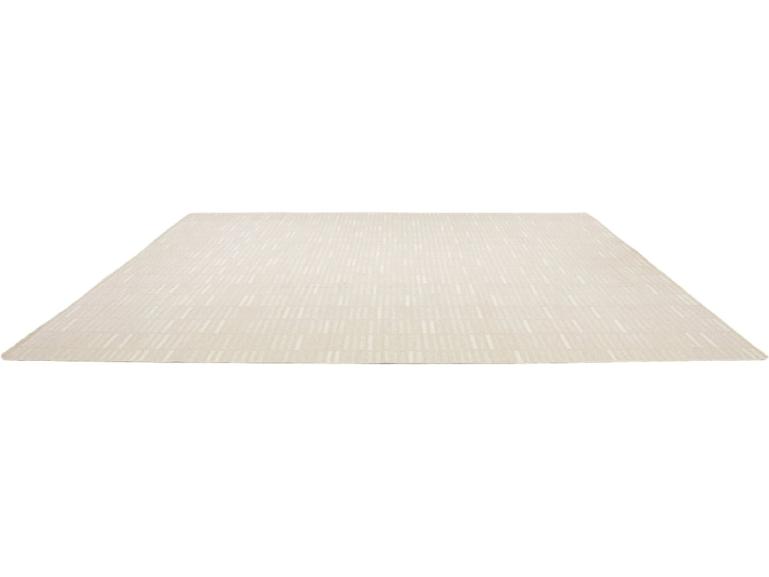 Modern Kilim Flatweave Wool Rug 12 X 15