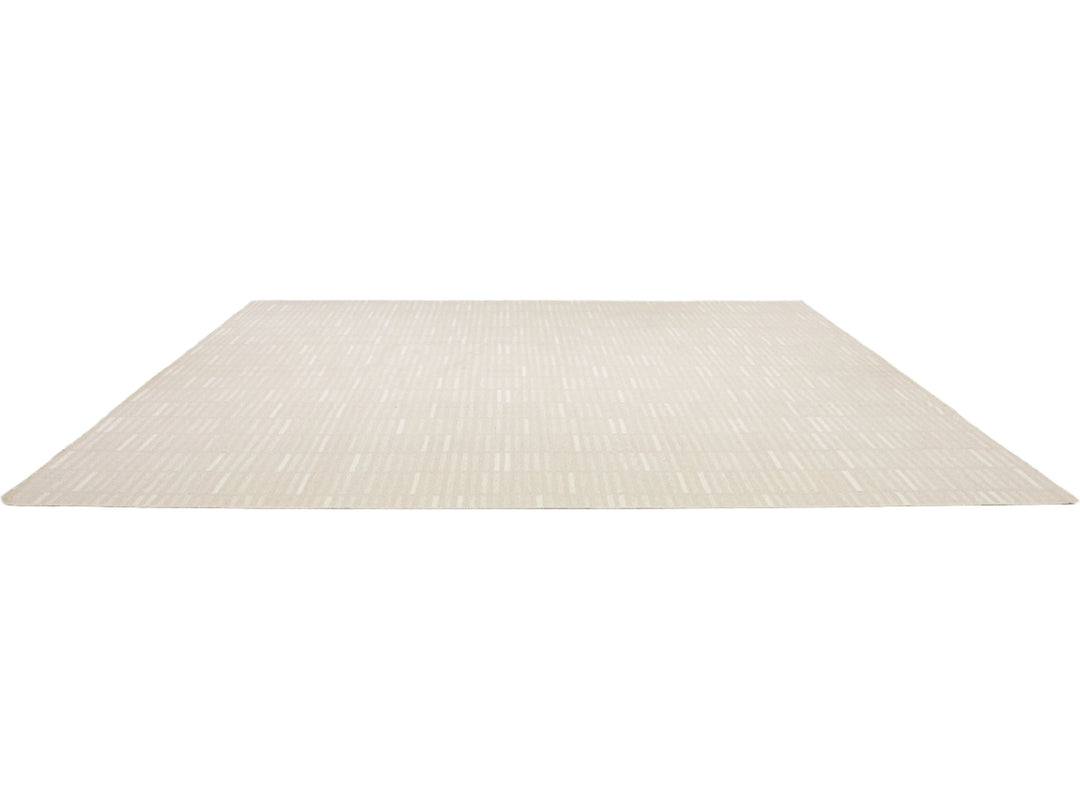 Modern Kilim Flatweave Wool Rug 12 X 15