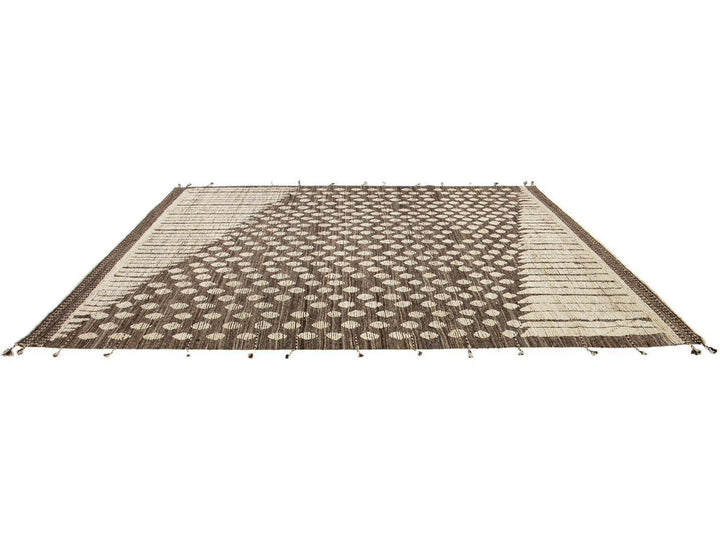 Modern Moroccan Wool Rug 9 X 12