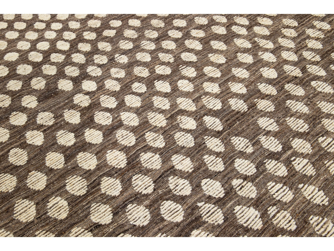 Modern Moroccan Wool Rug 9 X 12