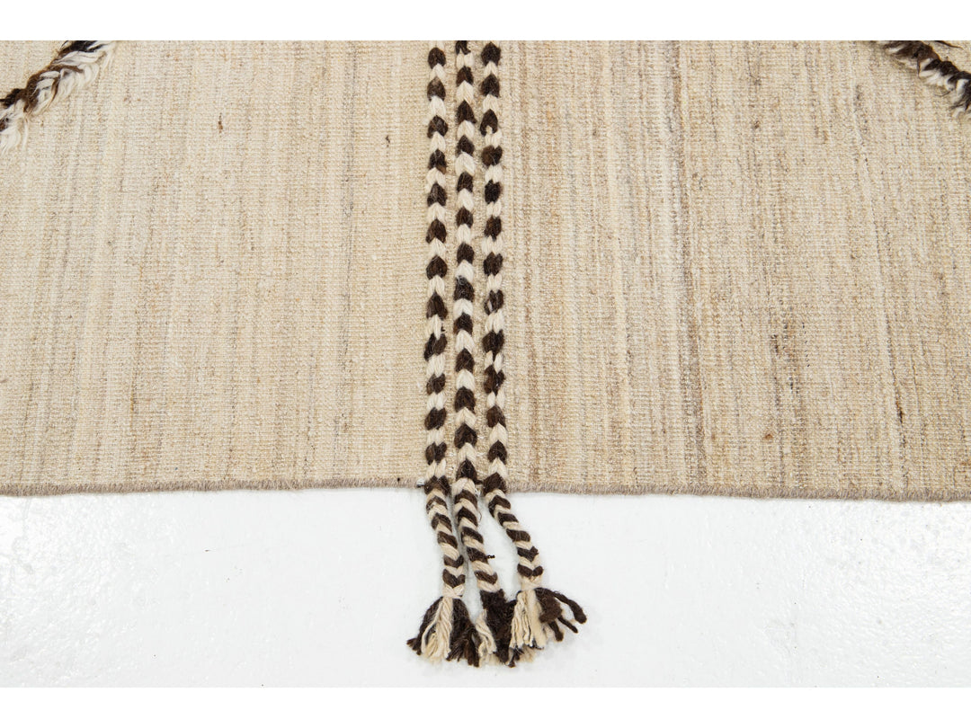 Modern Moroccan Wool Rug 10 X 15