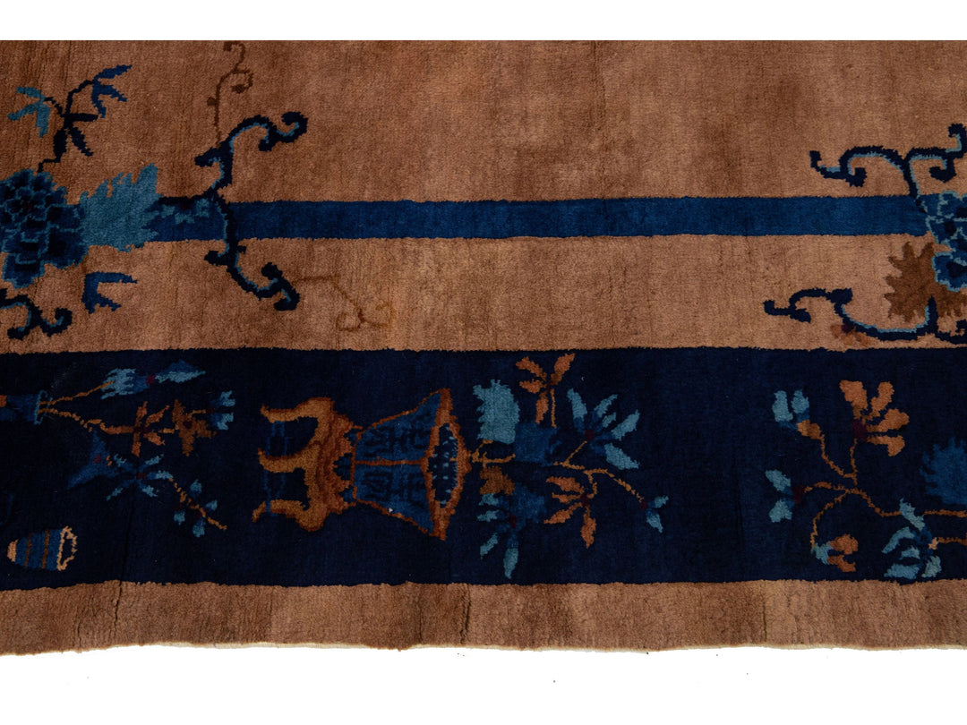 Antique Art Deco Chinese Rug 9 X 11
