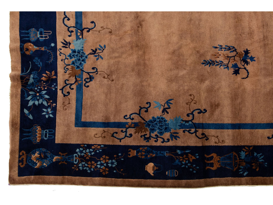 Antique Art Deco Chinese Rug 9 X 11