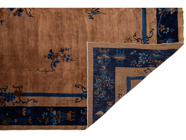 Antique Art Deco Chinese Rug 9 X 11
