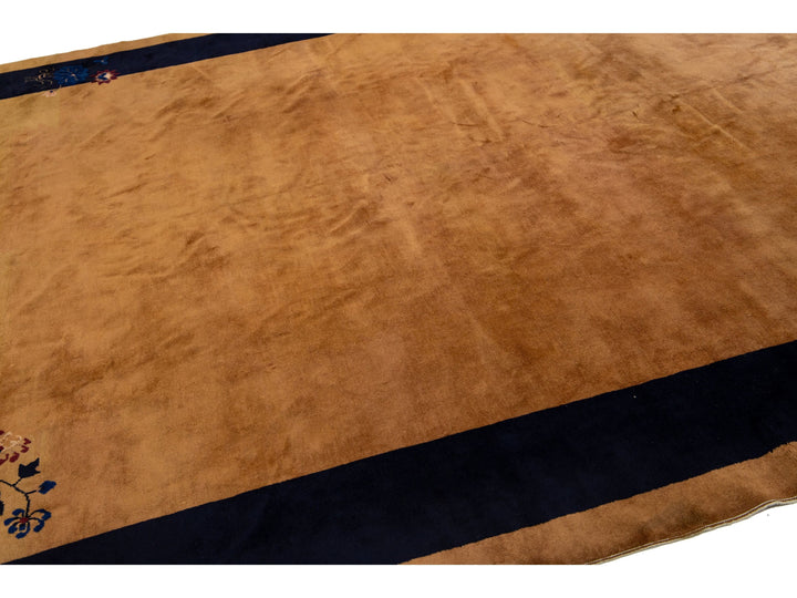 Antique Art Deco Chinese Rug 9 X 12