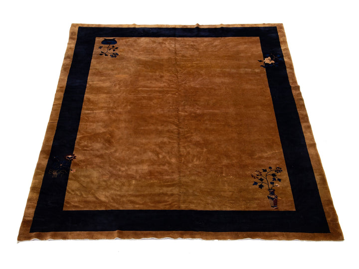 Antique Art Deco Chinese Rug 9 X 12