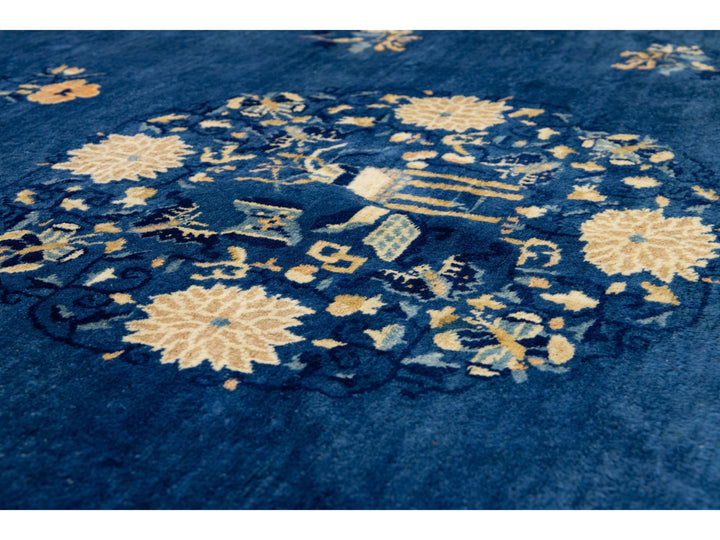 Antique Art Deco Chinese Rug 9 X 12