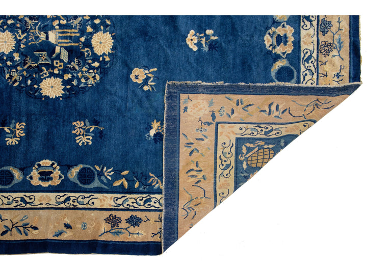 Antique Art Deco Chinese Rug 9 X 12