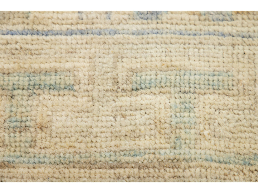 Modern Khotan Wool Rug 19 X 24