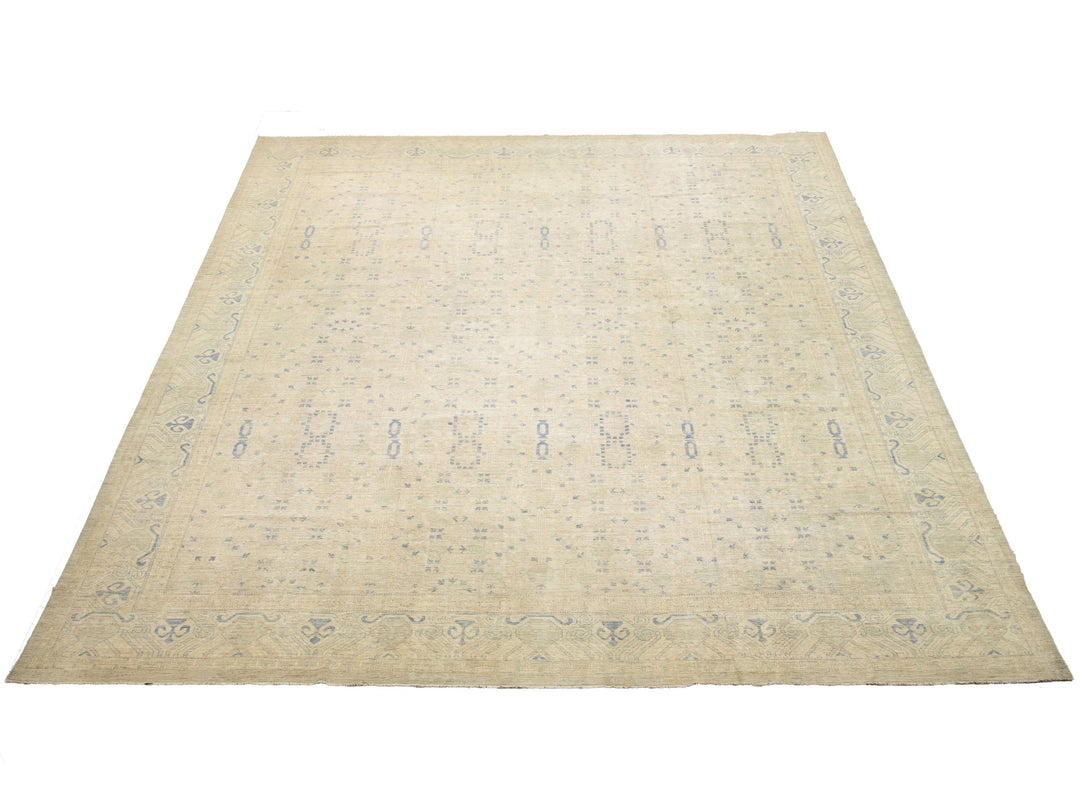 Modern Khotan Wool Rug 19 X 24