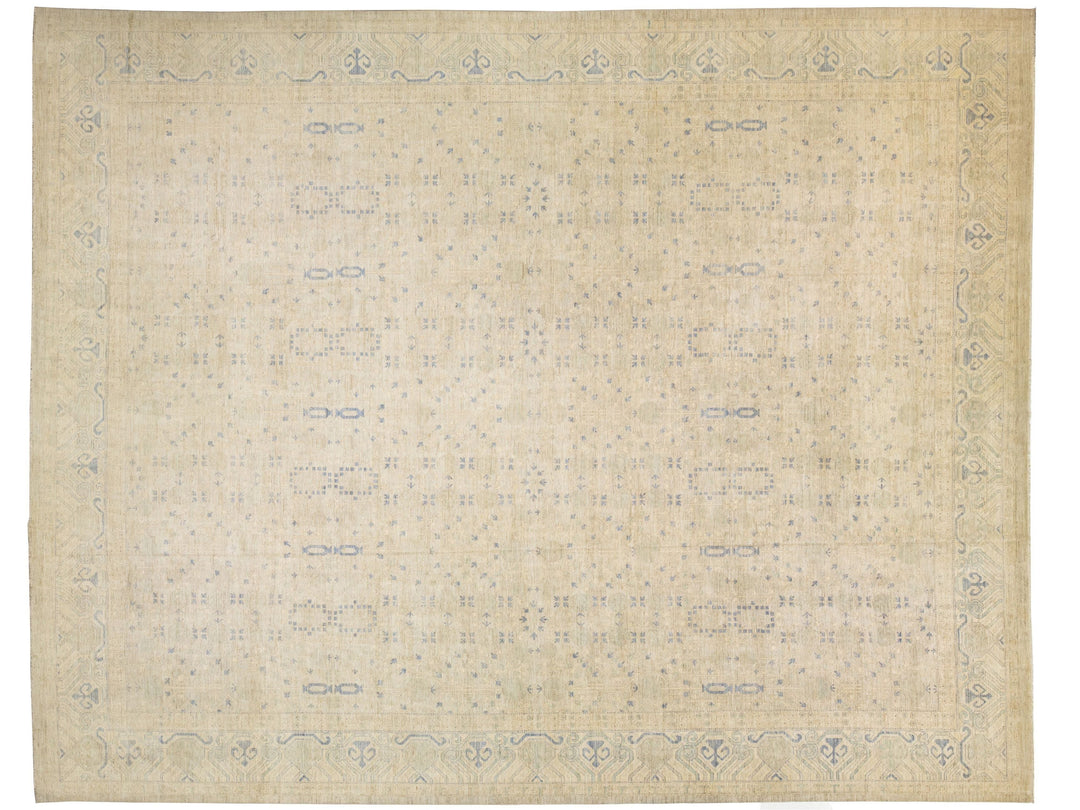Modern Khotan Wool Rug 19 X 24