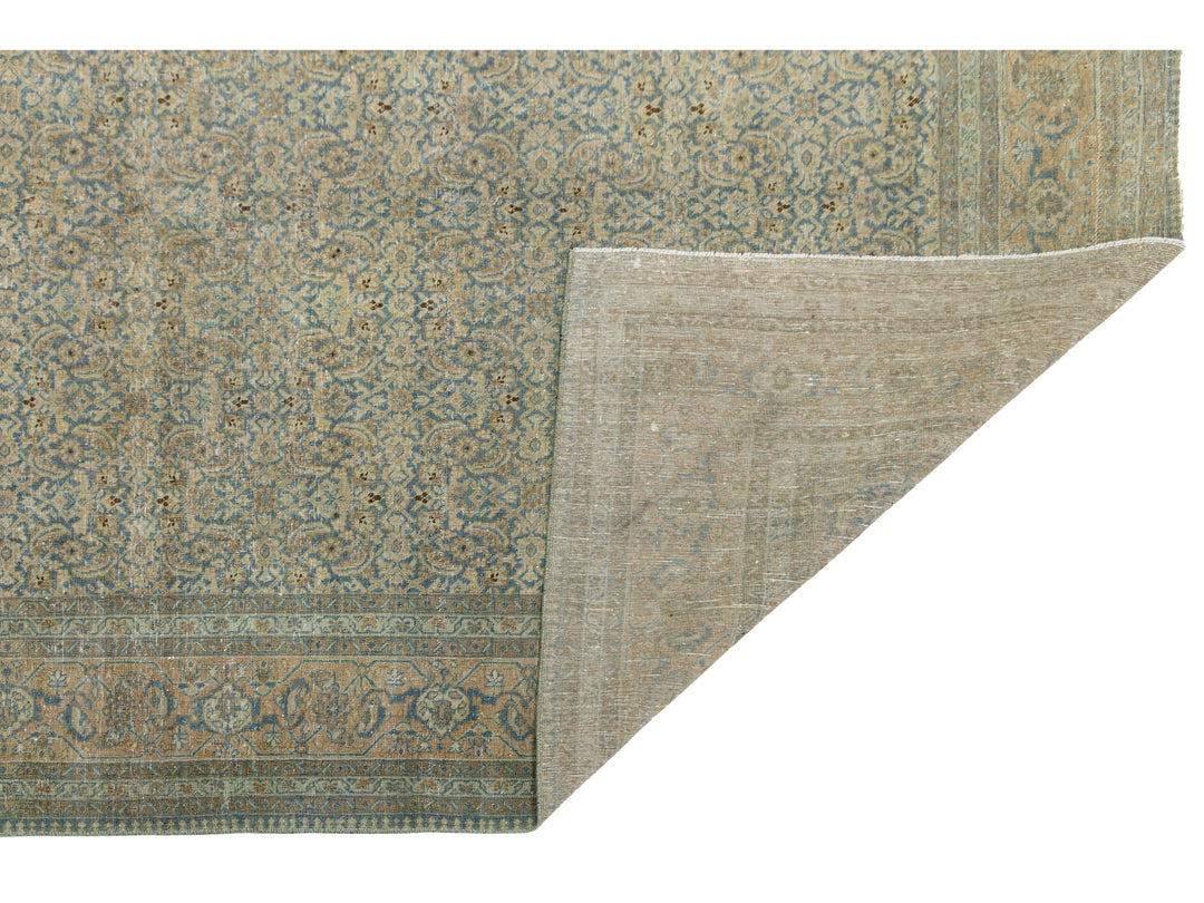 Antique Tabriz Wool Rug 6 X 9