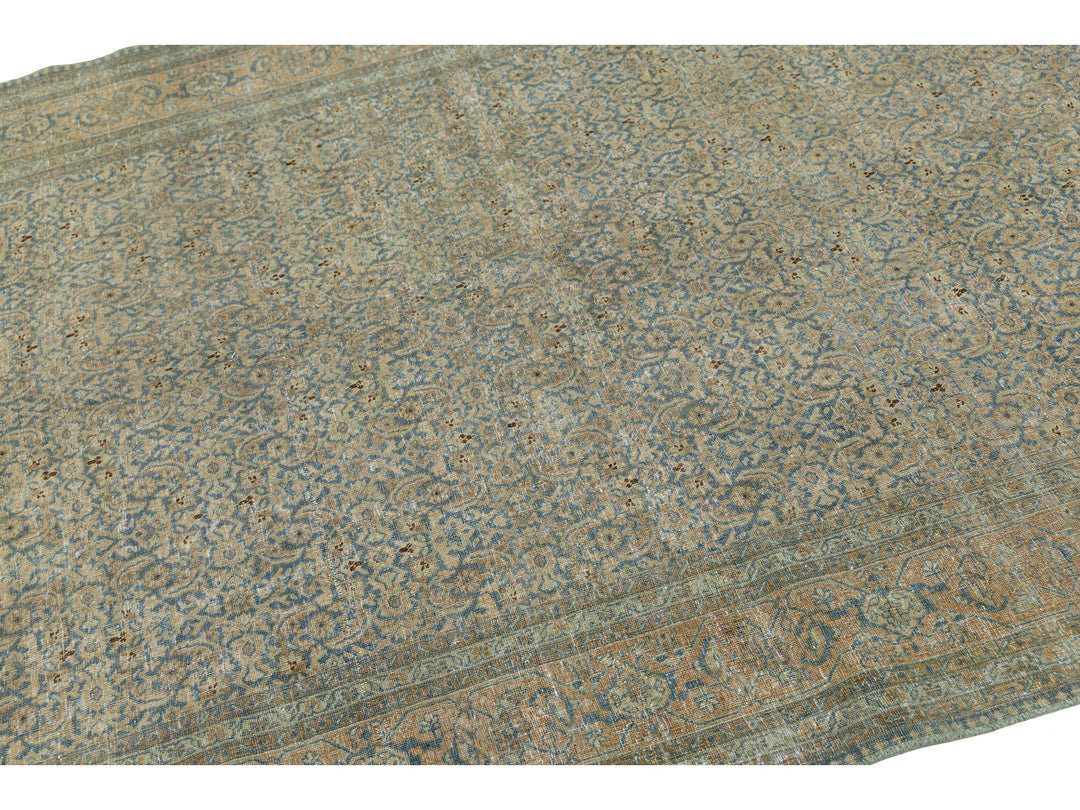 Antique Tabriz Wool Rug 6 X 9