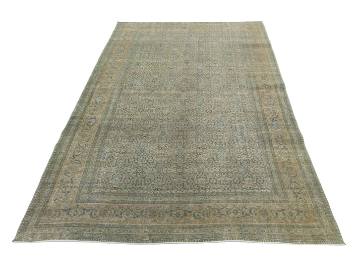 Antique Tabriz Wool Rug 6 X 9
