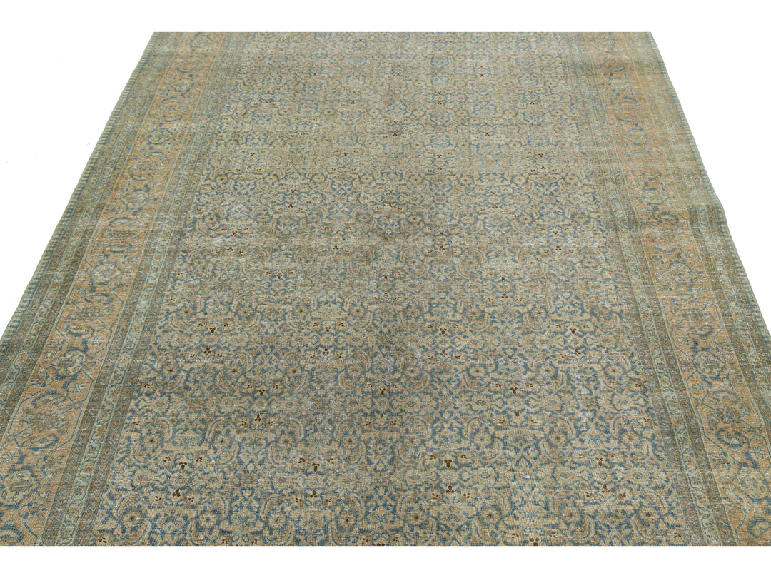 Antique Tabriz Wool Rug 6 X 9