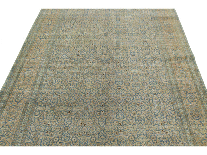 Antique Tabriz Wool Rug 6 X 9