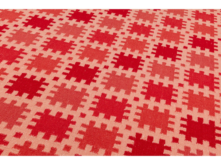 Modern Swedish Wool Rug 9 X 12