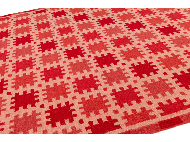 Modern Swedish Wool Rug 9 X 12